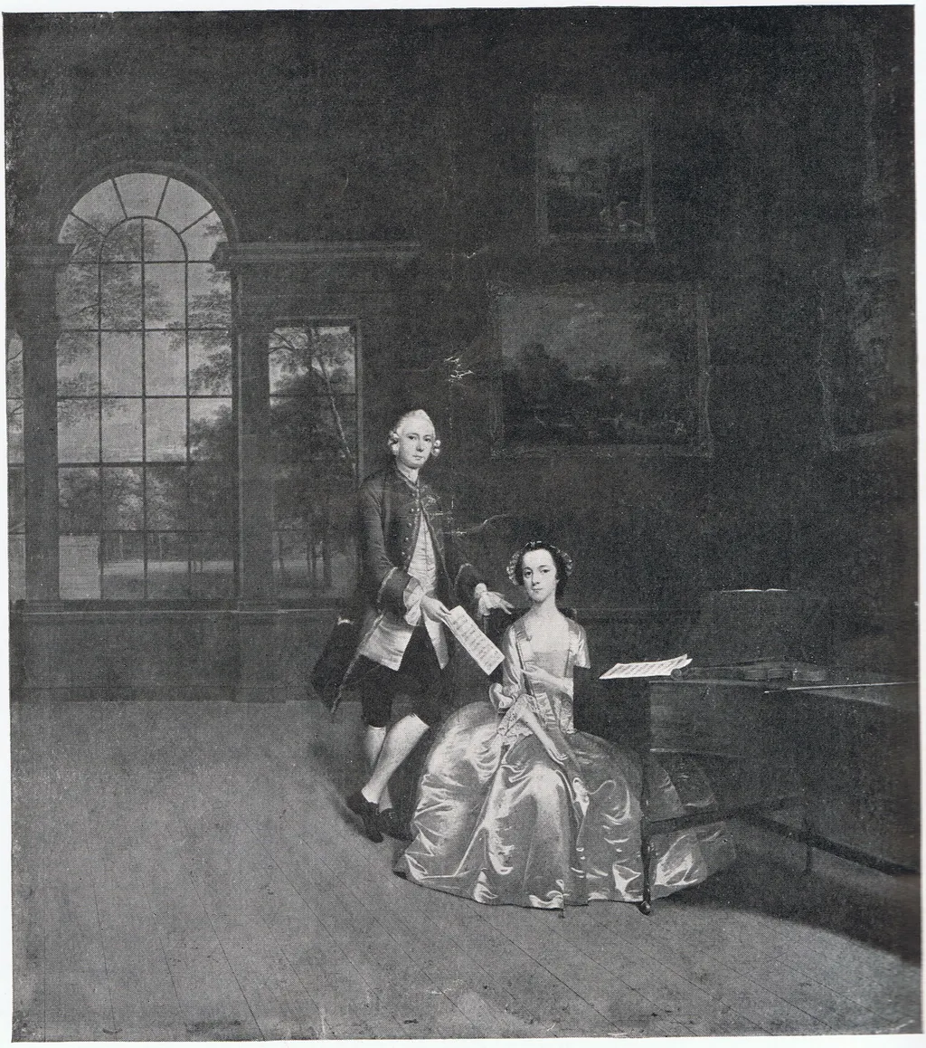 The Love Song, by Arthur Devis, oil, 1749