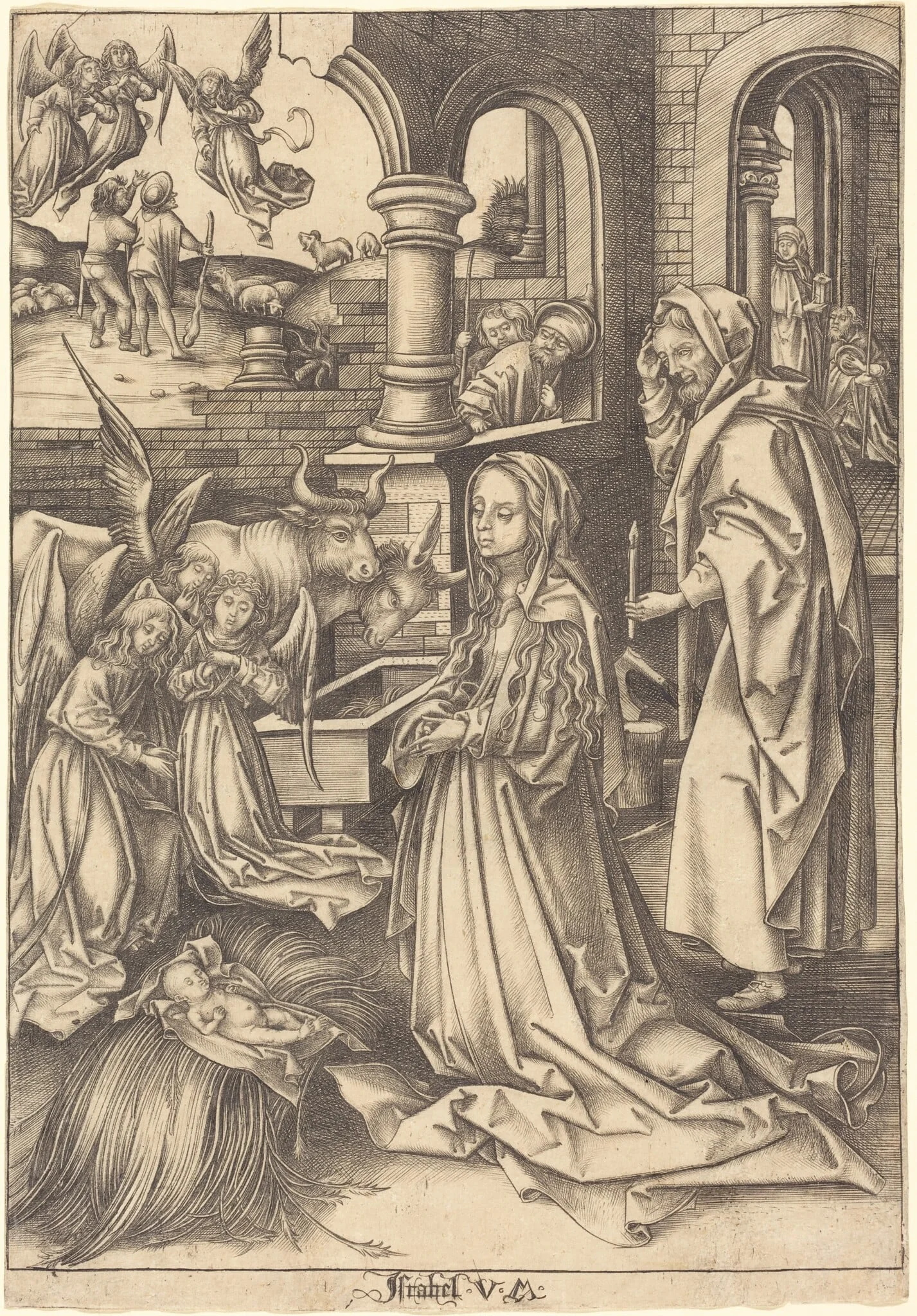 The Nativity, detail