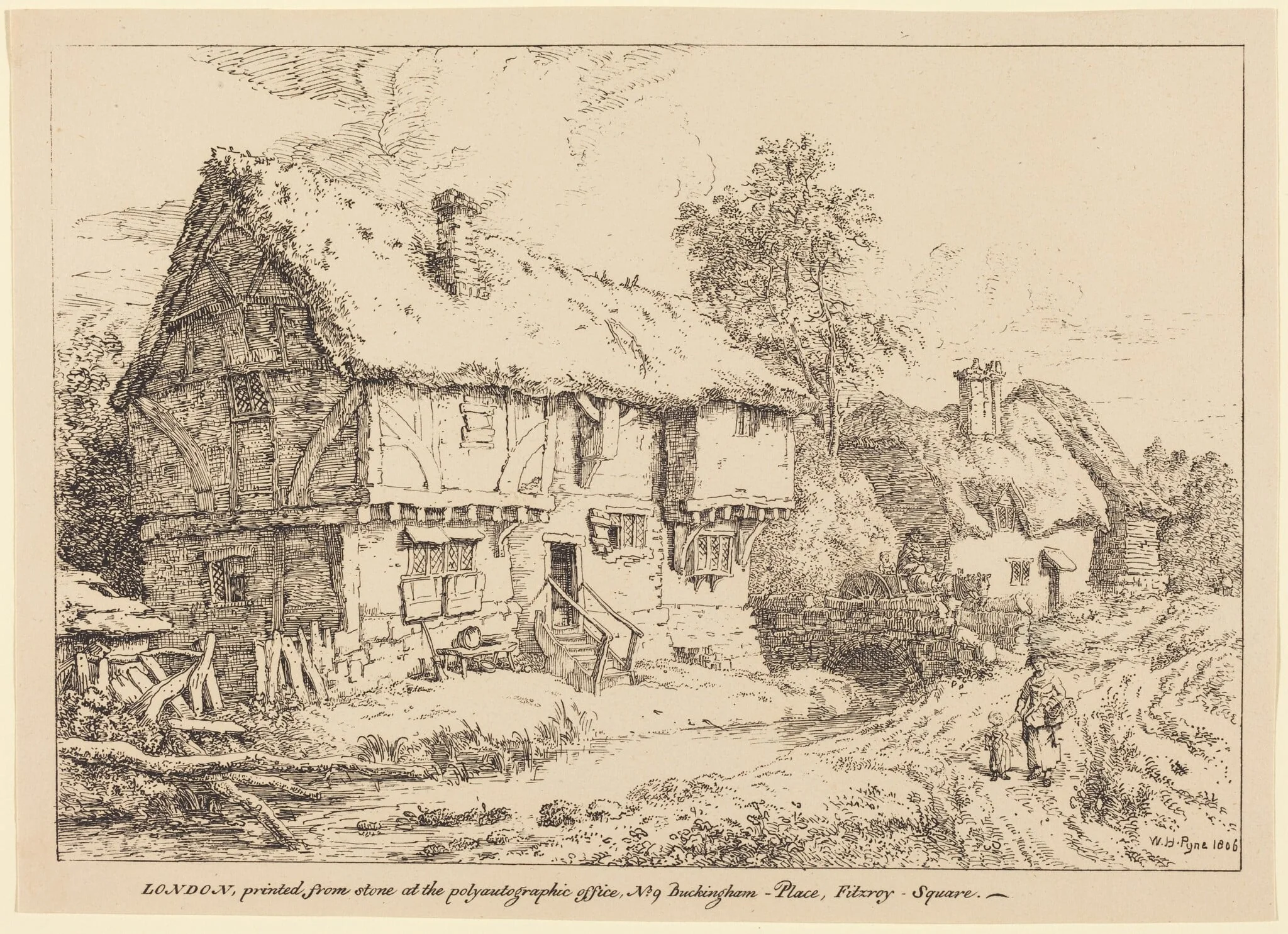 Old Cottages, detail