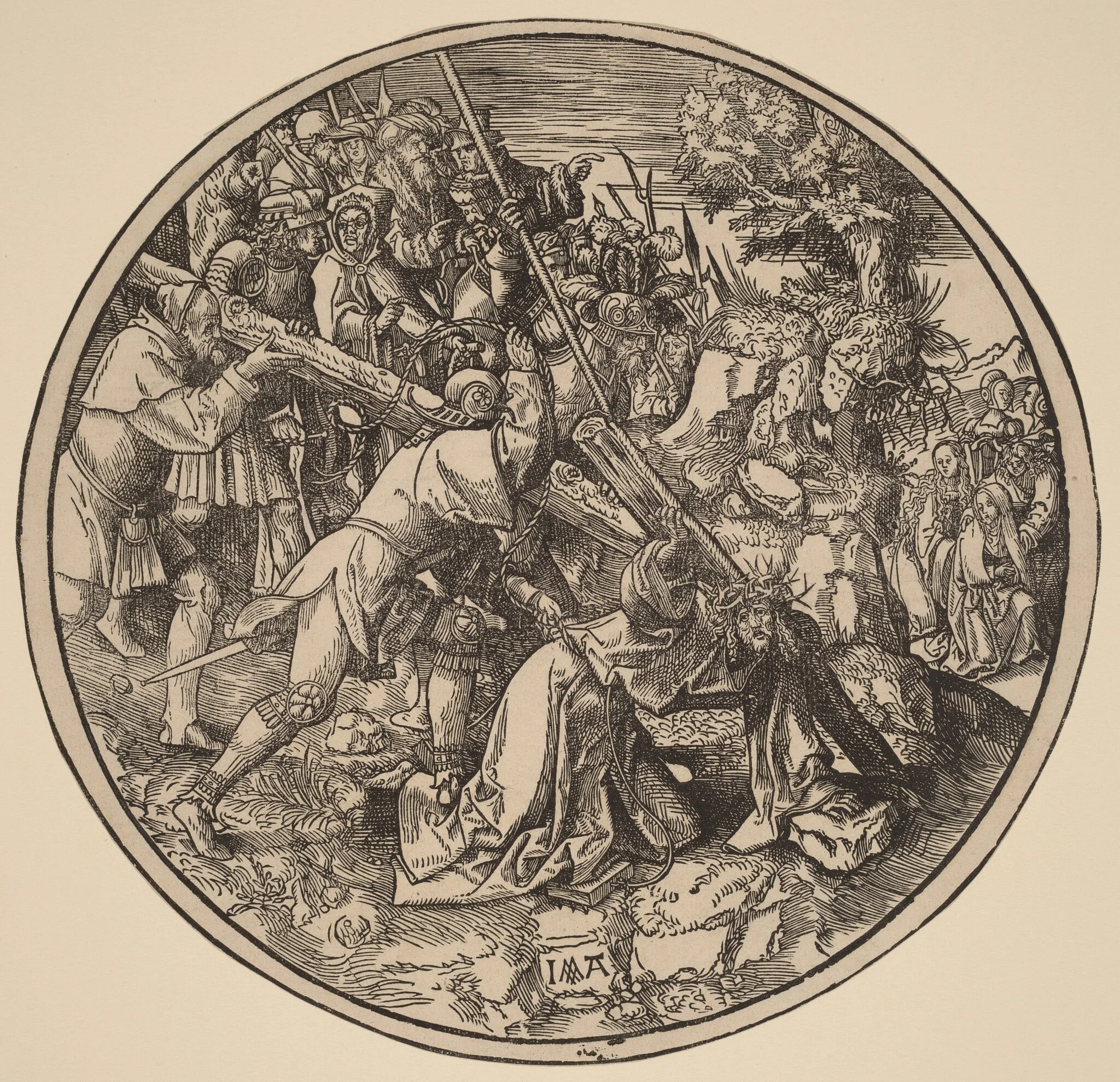 Christ Carrying the Cross, detail