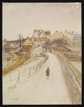 The Goose Bridge, Malmesbury, by Puller, watercolor