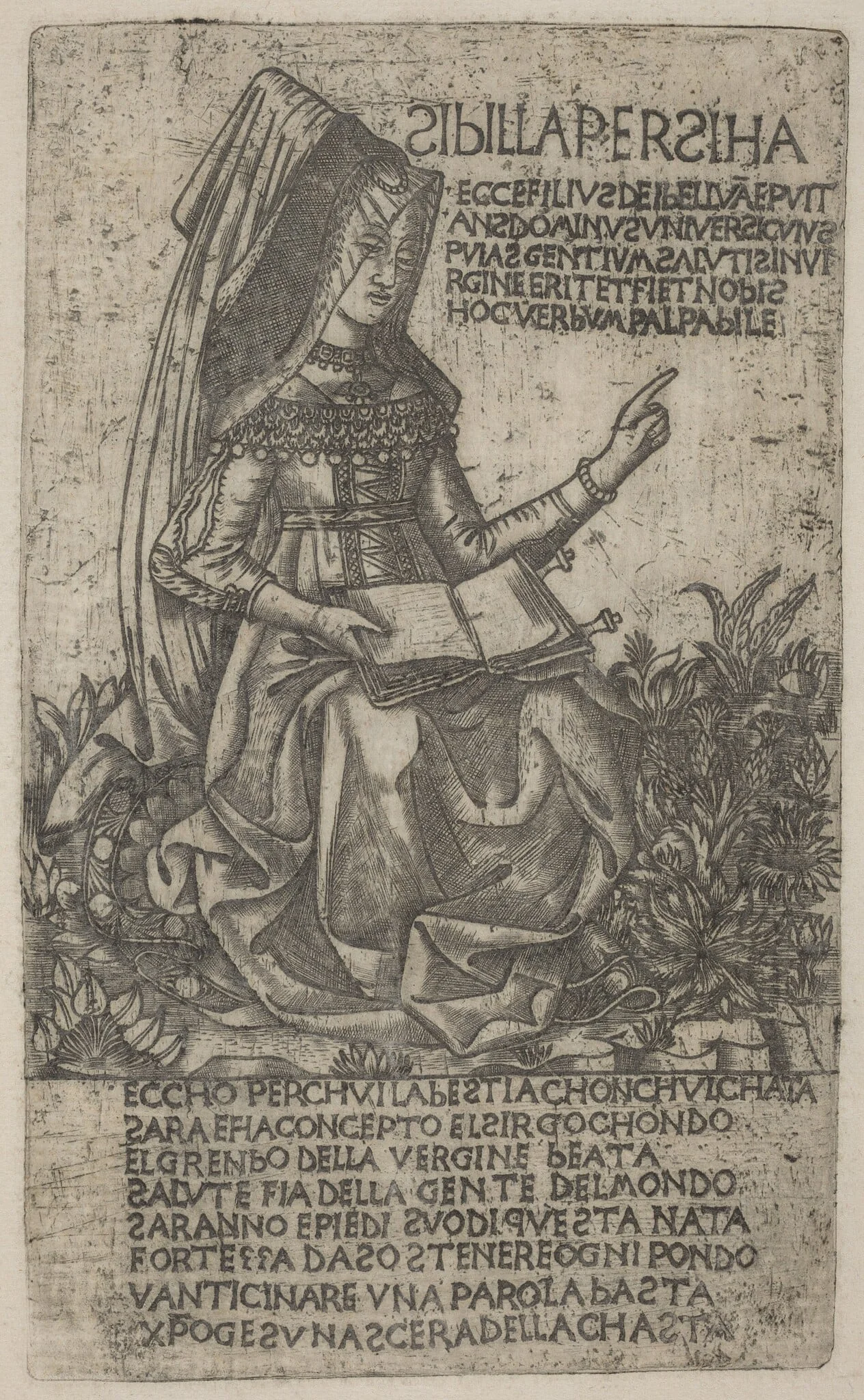 Persian Sibyl, detail
