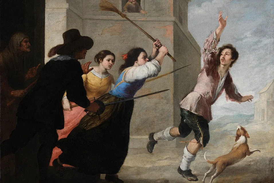 The Prodigal Son Driven Out, detail