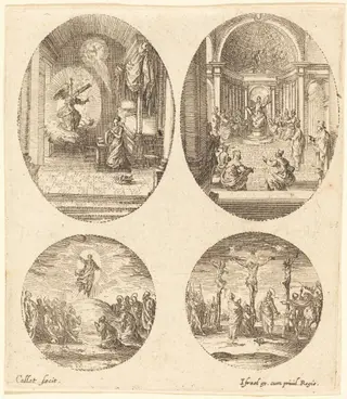 Mysteries of the Passion, by Jacques Callot, ink, 1631