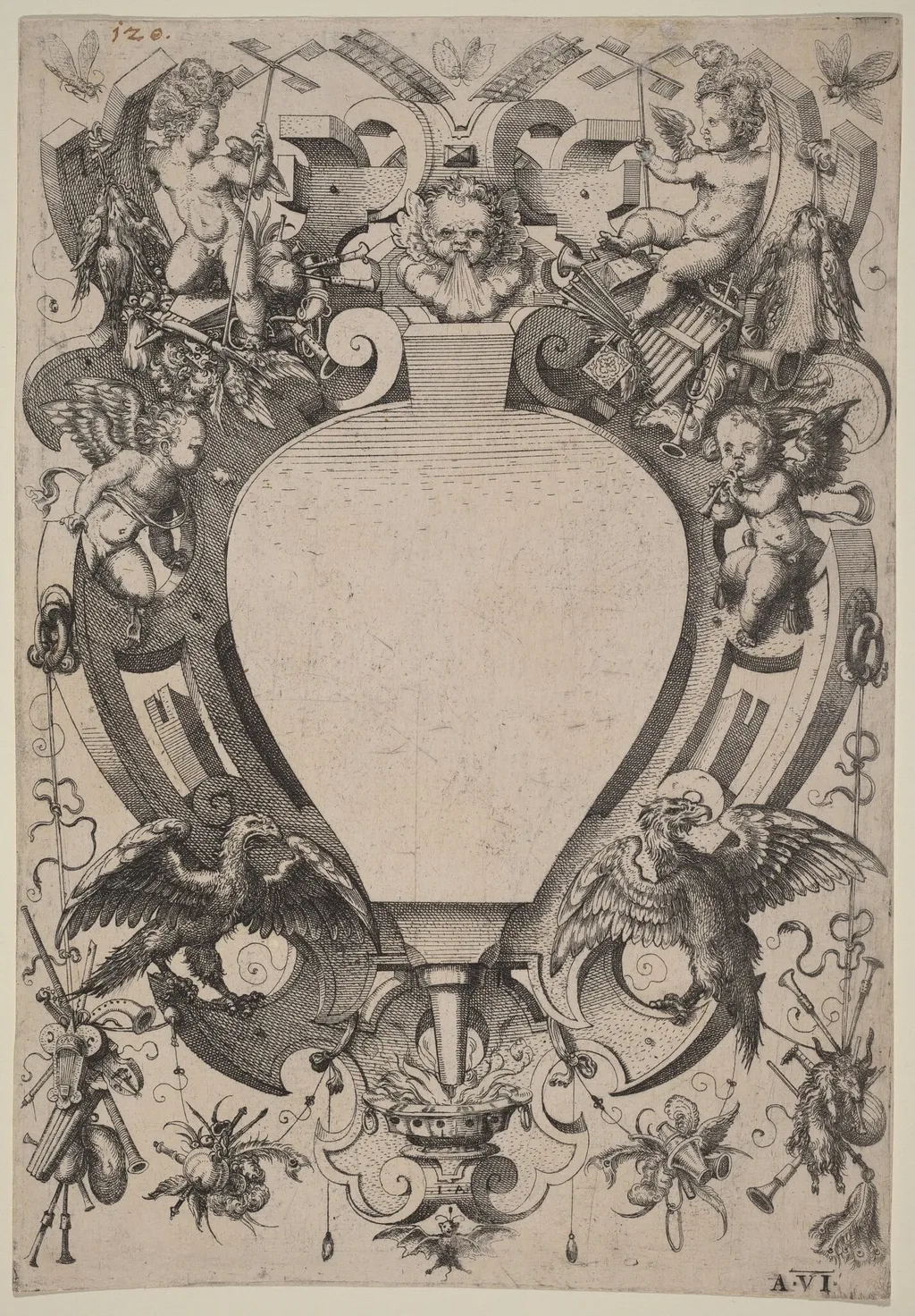 Air, by Jost Amman, ink, 1568