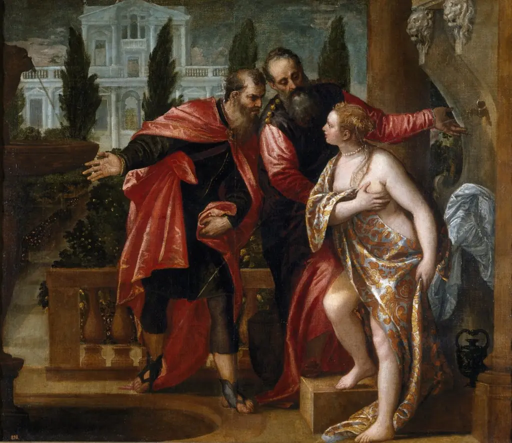Susannah and the Elders, by Paolo Veronese, oil