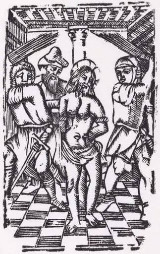 The Flagellation, by French 16th Century, ink, 1550