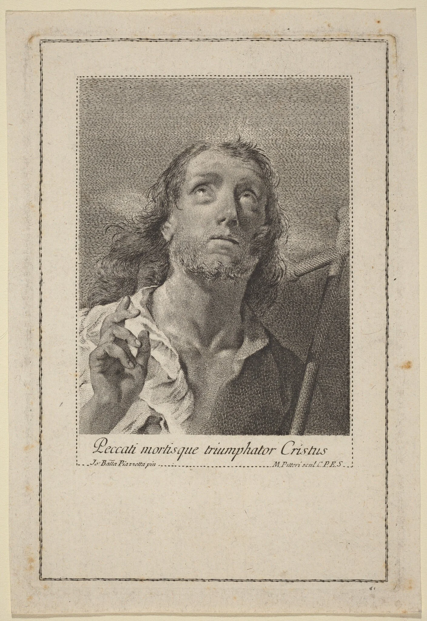 Peccati Mortisque Triumphor Christus, detail