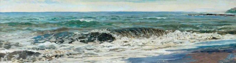 Seascape: Criccieth, detail