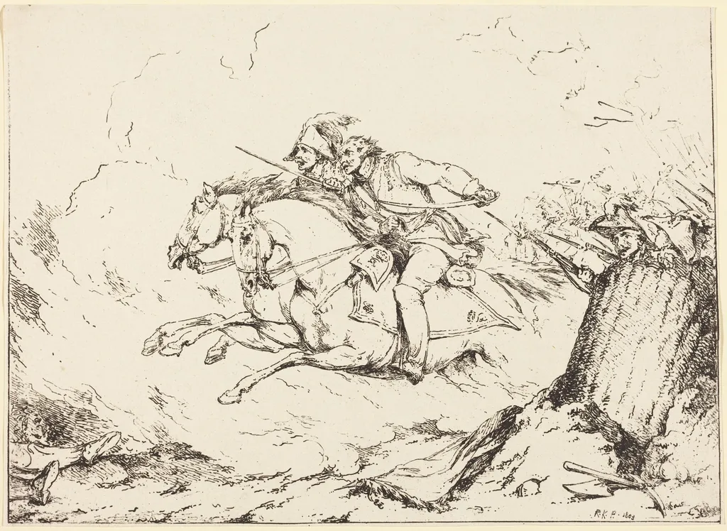 Charge, by Robert Ker, Sir Porter, ink, 1803