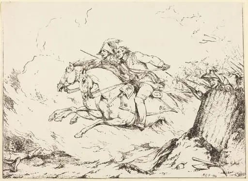 Charge, by Robert Ker, Sir Porter, ink, 1803