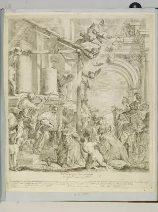 Untitled, by Carlo Sacchi, 1750