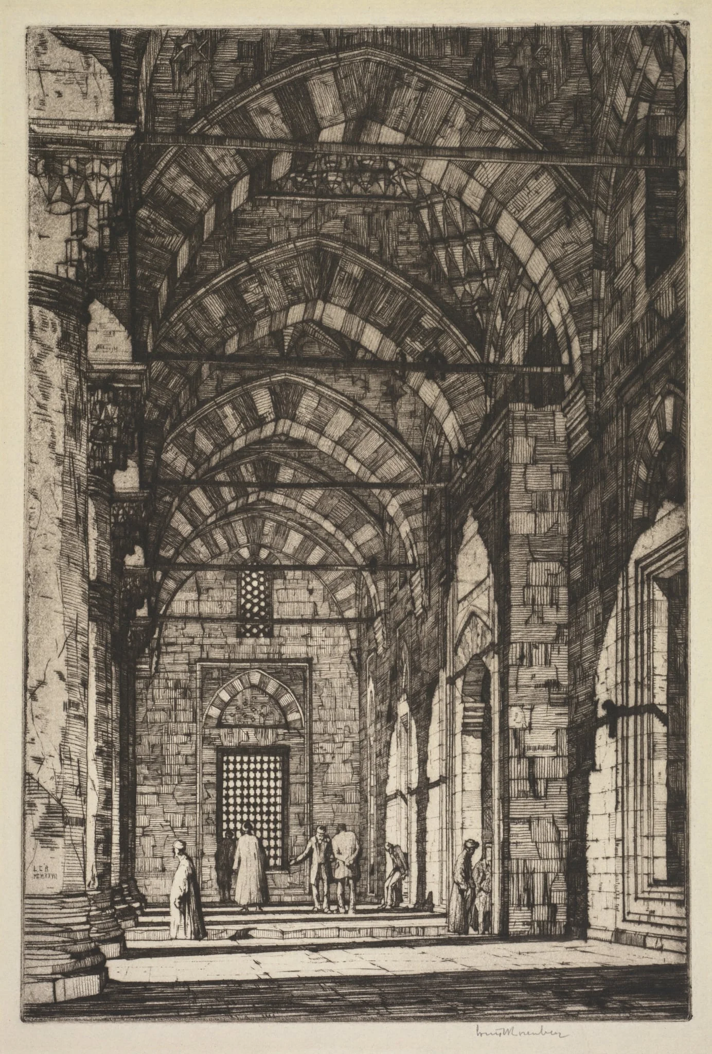 Mosque of Sultan Bayazid, Constantinople, detail