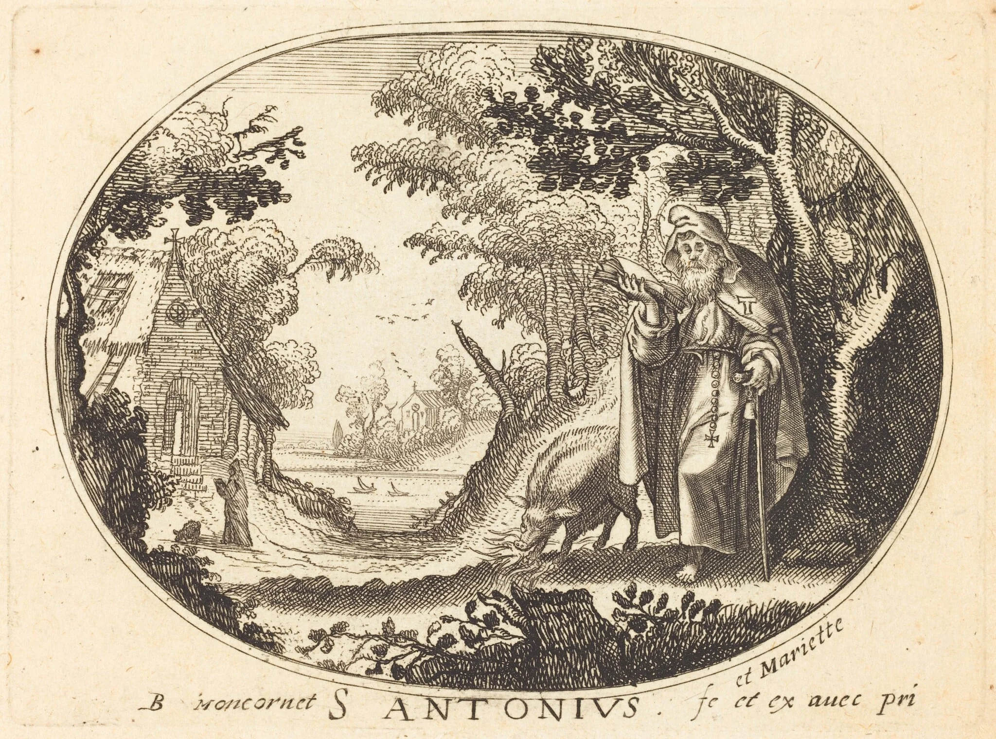Saint Anthony, detail