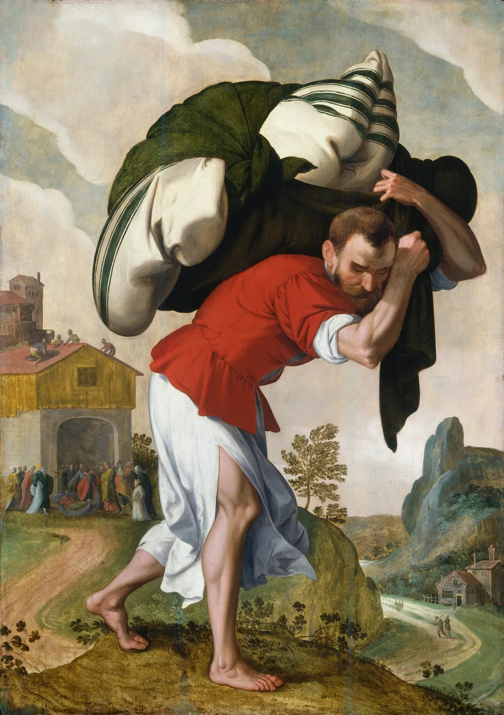 The Healing of the Paralytic, oil, 1560