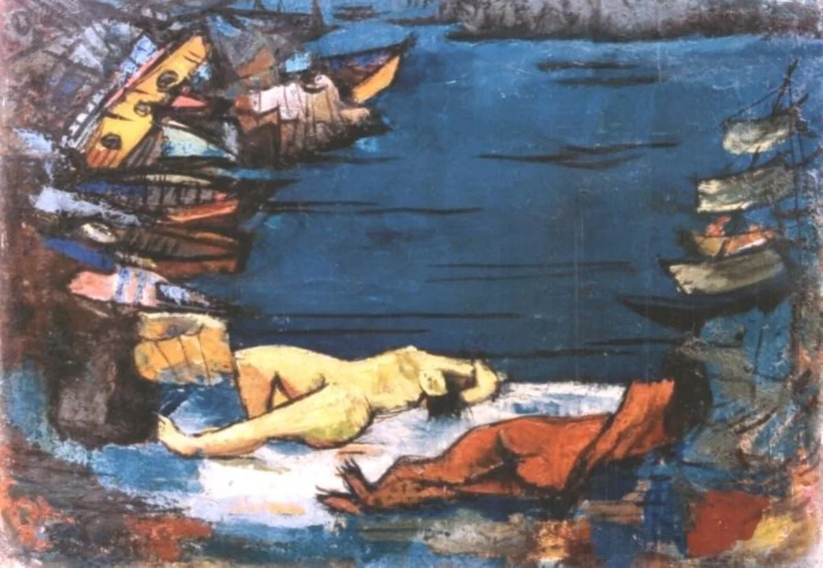 Nuduri pe uscat, detail