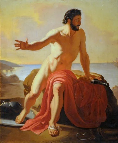 Filoctetes Abandonado, detail