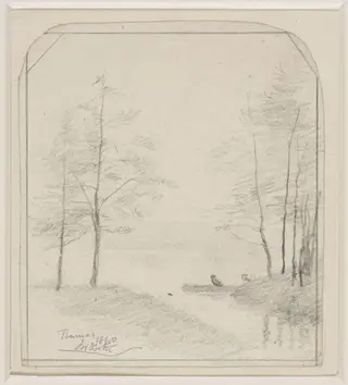 Bishop's Creek, Fulham., by John William North, 1860