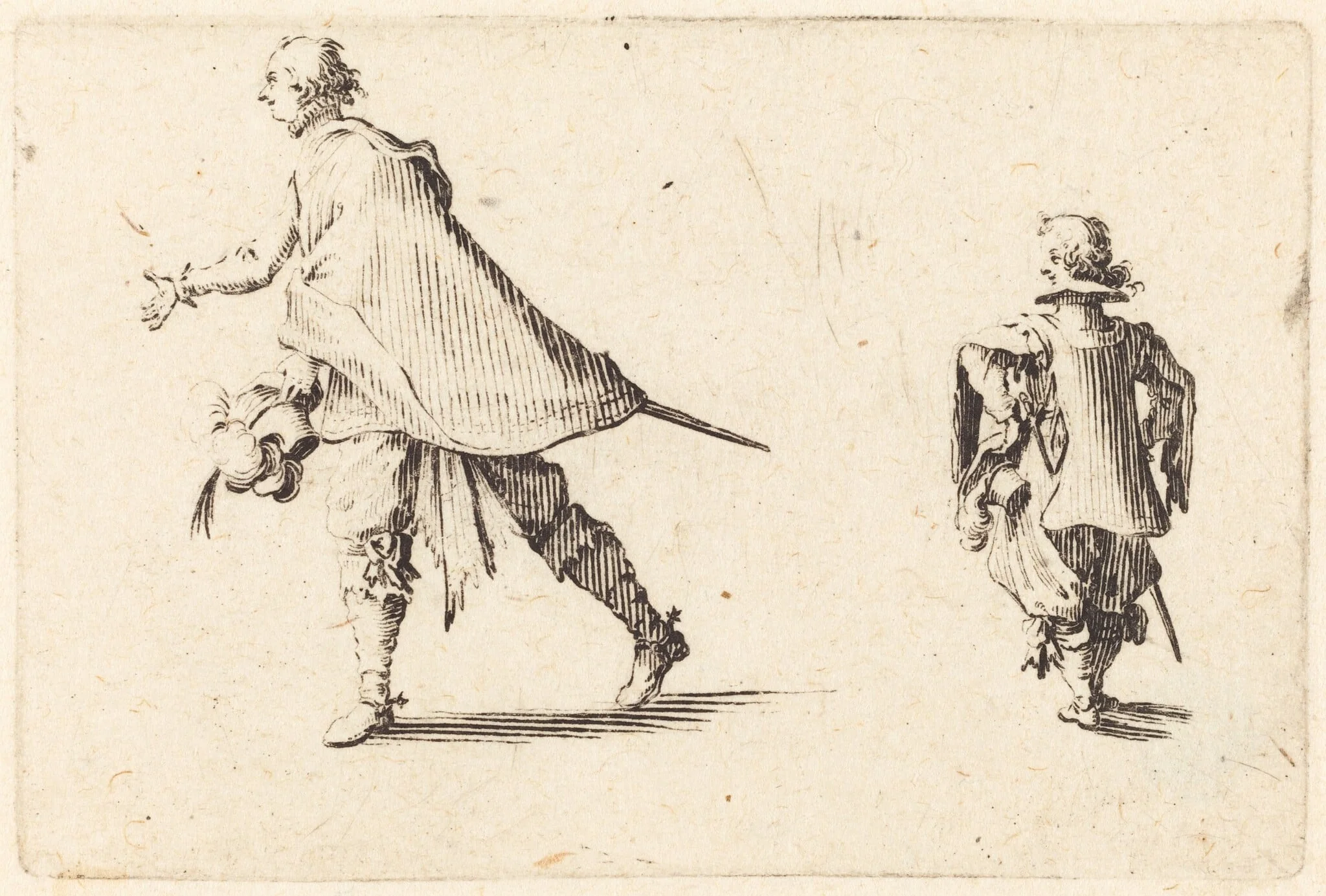 Gentleman and His Page, detail