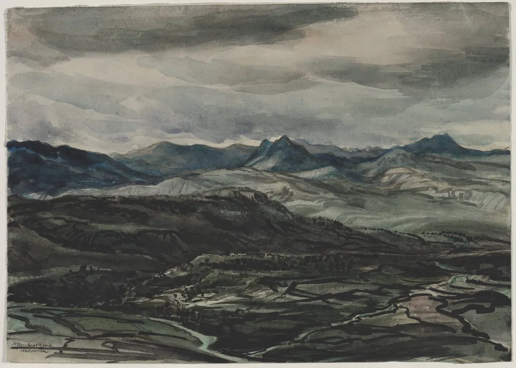 Storm Weather, Ronda, Spain, by Muirhead Bone, 1925