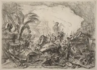 The Triumphal Arch, by Giovanni Battista Piranesi, ink, 1754