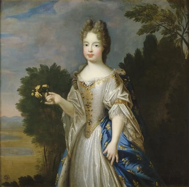 Marie Adélaïde of Savoy, Duchess of Burgundy, detail