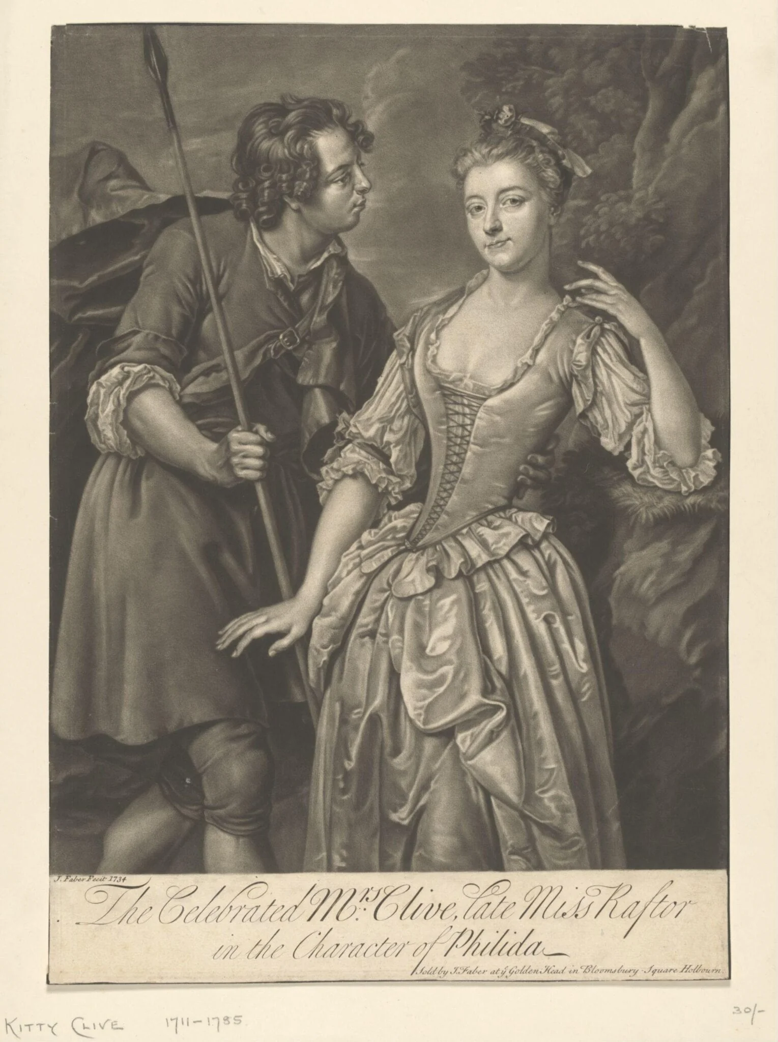 H Beard Print Collection, detail