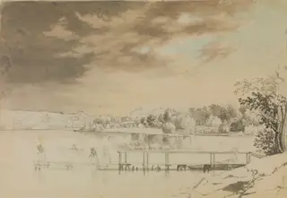 Kaisaniemenlahti, keskeneräinen teos, by Magnus von Wright