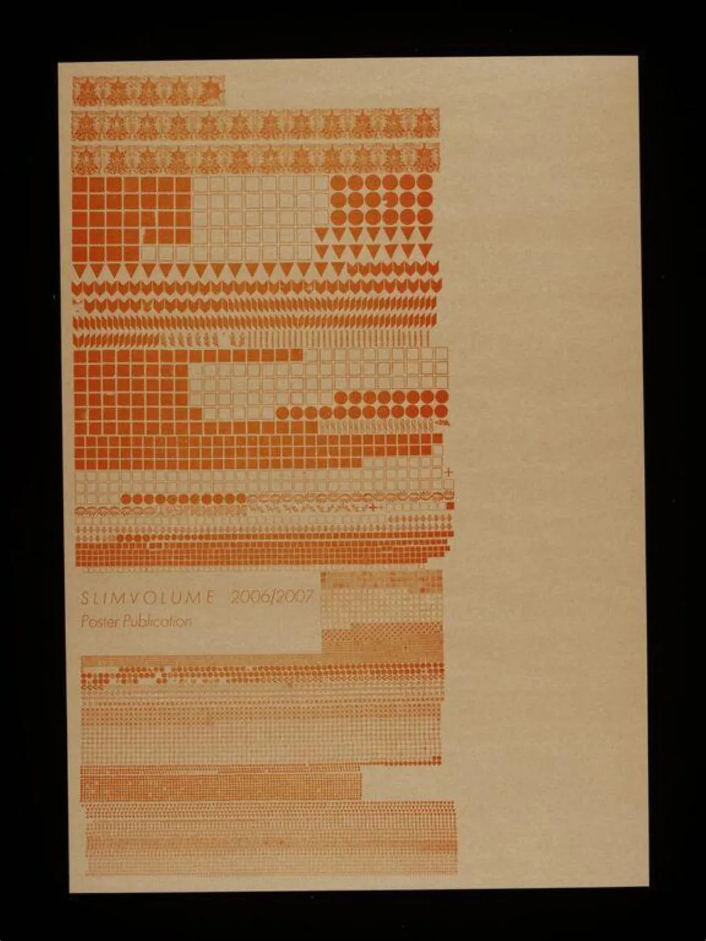Card front cover for Slimvolume, by Åbäke, 2007