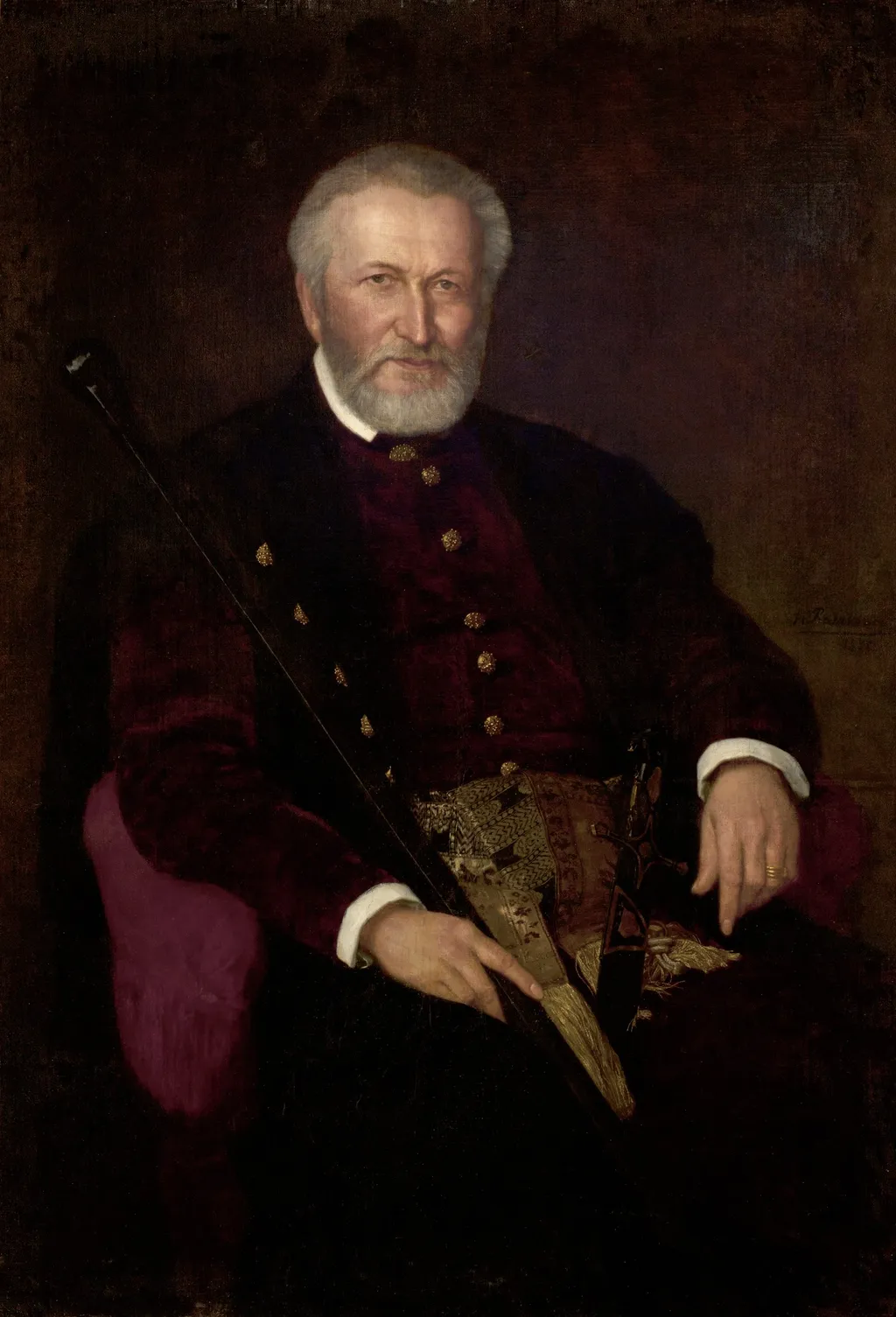 Portrait of Leon Sapieha, by Henryk Rodakowski, oil, 1890