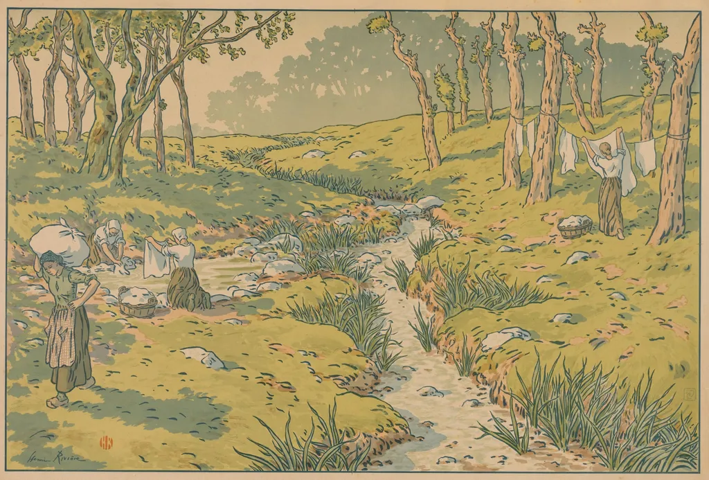 Aspects of Nature: The Stream, by Henri Rivière, 1898