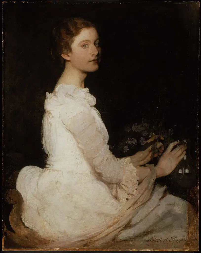 Girl in White (Margaret Greene), by Abbott Handerson Thayer