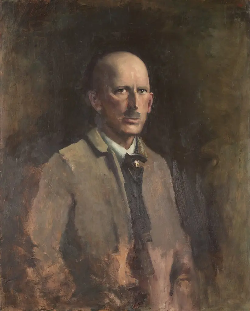 Self-Portrait, by Abbott Handerson Thayer, 1918