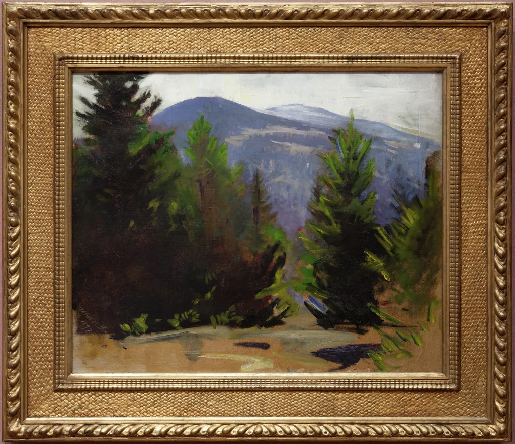 Sketch of Monadnock Mountain, by Abbott Handerson Thayer, oil, 1899