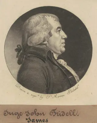 James Iredell, by Charles B. J. Févret de Saint-Mémin, ink, 1798
