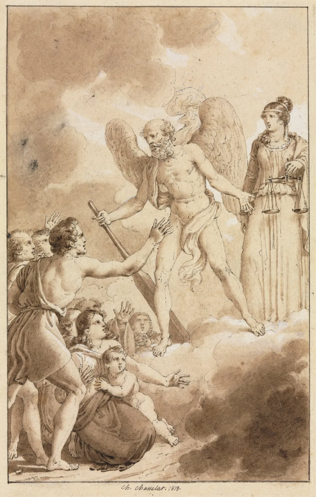 Allegory, by Charles Abraham Chasselat, 1818