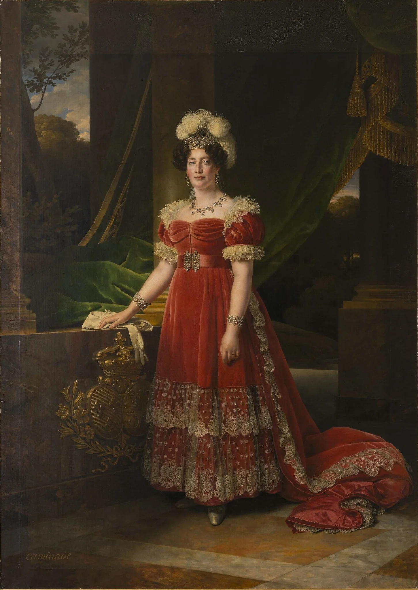 Portrait of Marie Thérèse of France, Duchess of Angoulême (1778-1851), detail