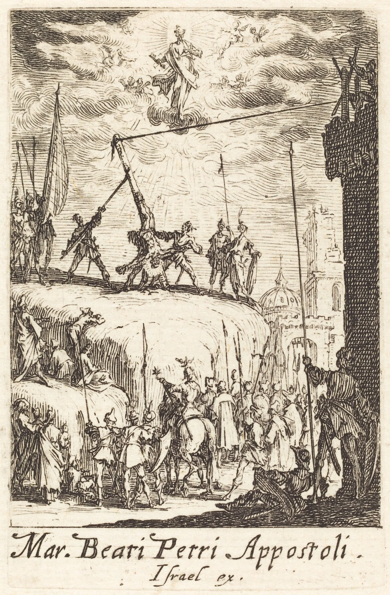 The Martyrdom of Saint Peter, detail