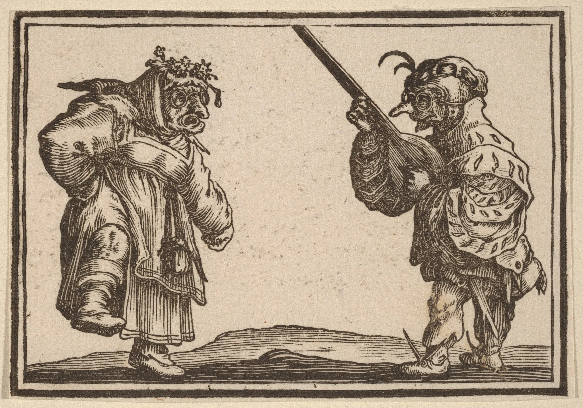 Dancers with Lute, detail