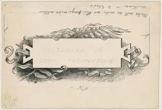 Index, by James Henry Moser, ink, 1890