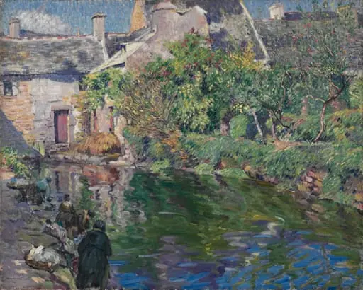 Washerwomen at Goyen, by Abel George Warshawsky