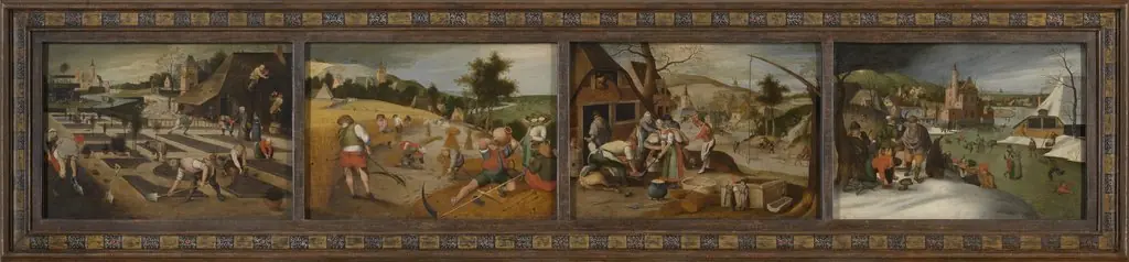 The Four seasons, by Abel Grimmer