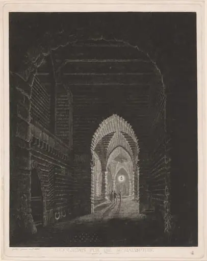Gefængnis für die Schaubühne (Scenographic Design for a Prison), by Abel Schlicht