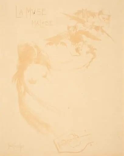 La Muse malade, by Abel-Truchet