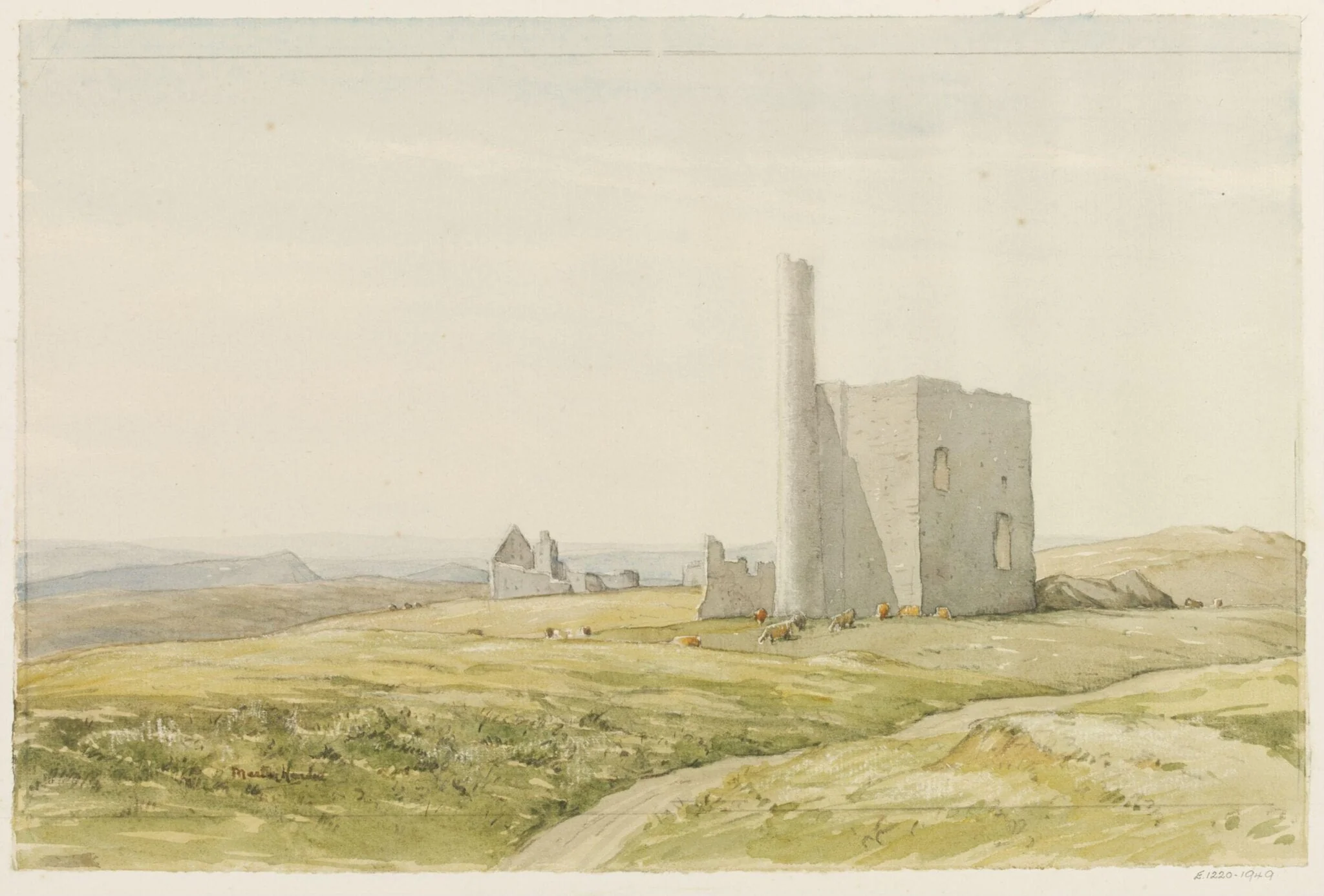 Deserted Tin-Mine, Cornwall. [ 1938 ], detail