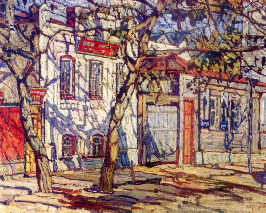 Street Scene, by Abraham A. Manievich