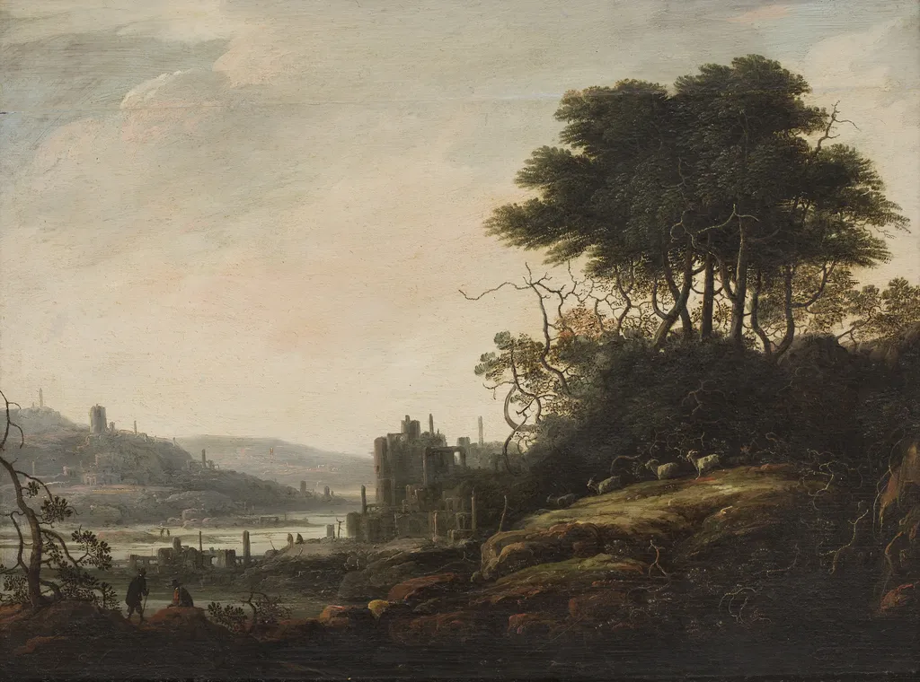 Landscape, by Abraham Bloemaert, unspecified, 1616