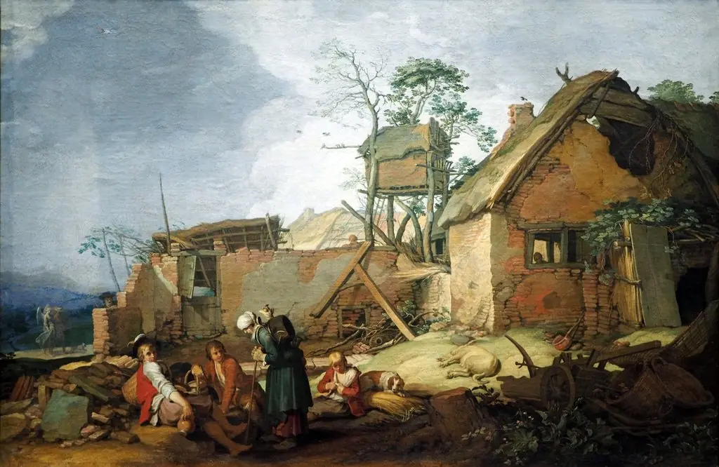 Landscape with Farmhouse, by Abraham Bloemaert