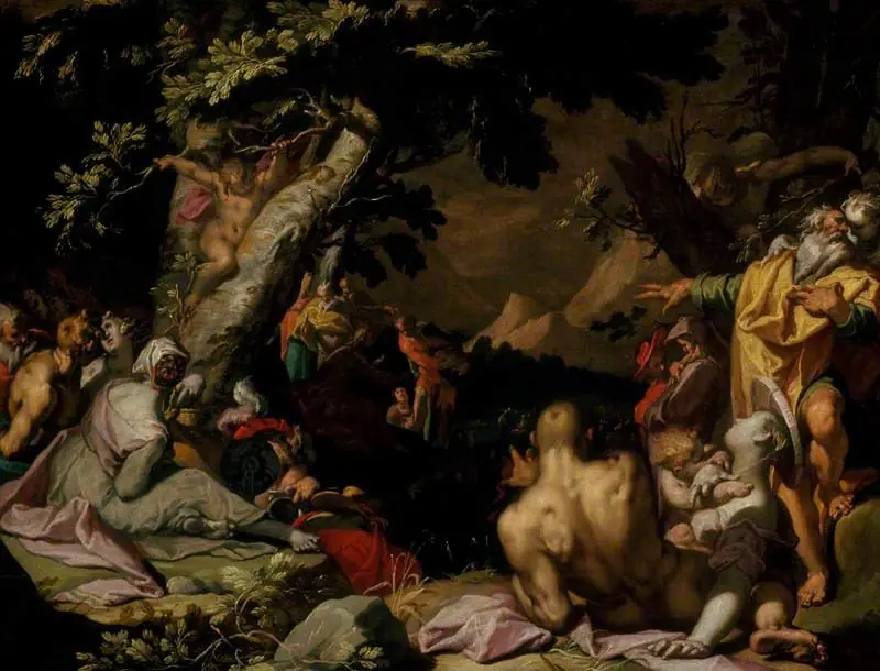Miracle of the loaves (Jesus feeds the five thousand), by Abraham Bloemaert