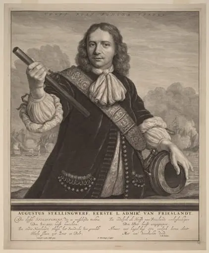 Augustus Stellingwerf, First Lord Admiral of Friesland, by Abraham Blooteling